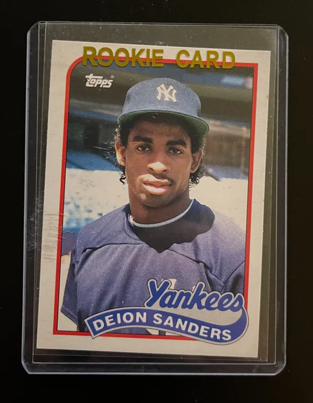1989 Topps Traded Deion Sanders #110T Rookie Card