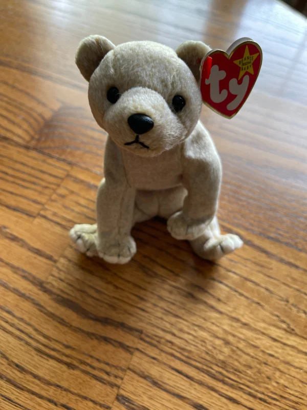 Ty Beanie Baby — Almond the Bear (1999) with Tags
